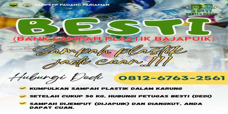 Ayo Menabung Sampah Plastik di Bank Sampah Induk DLHPKPP
